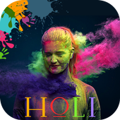 ikon Holi Photo Frame - Holi DP Maker