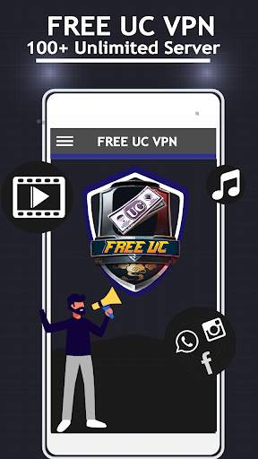 Free UC VPN Get UC Royal Pass Free Diamonds Tricks screenshot 5