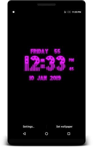 USA Digital Clock Live Wp screenshot 4
