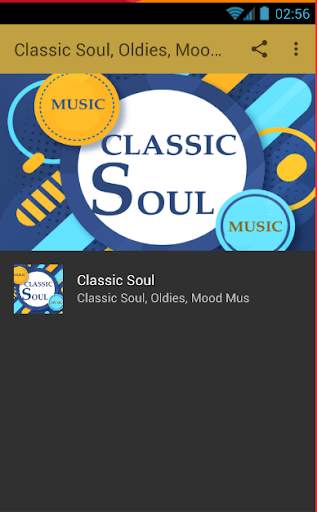 Classic Soul Songs . screenshot 1
