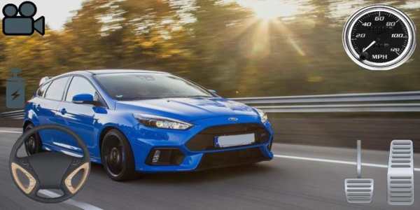 Driving Ford Focus RS Car Simulator screenshot 3