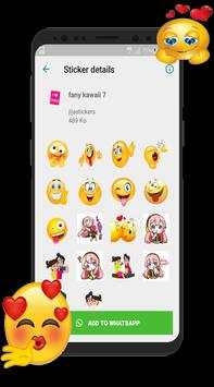 New Funny Emojis 3D Stickers WAstickerapps screenshot 5
