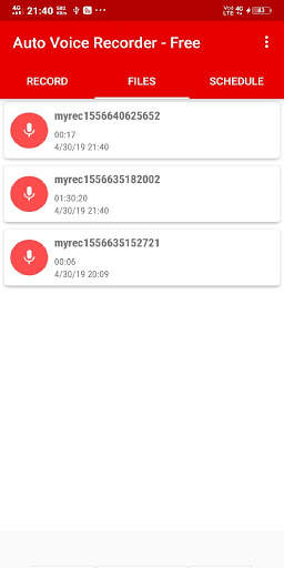 AVR- Auto Voice Recorder - Free Recording App screenshot 3
