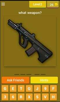 PUBG WEAPON QUIZ screenshot 3