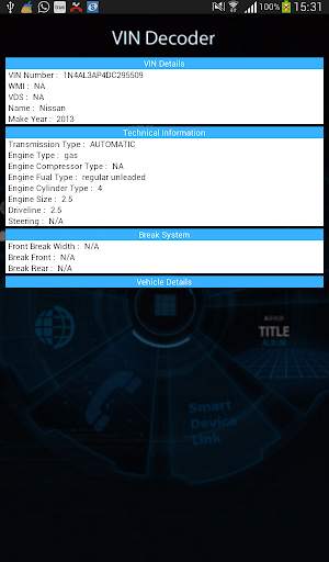 Vin Decoder screenshot 3