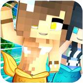 Mermaid skins for Minecraft 1.0