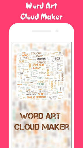 Word Art Cloud Maker : Word Collage Maker screenshot 1