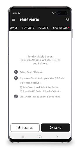Panda Music Player - Share Songs & Playlists screenshot 3