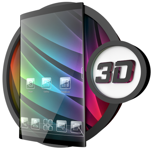 Glass theme &amp; glass icon pack  icon