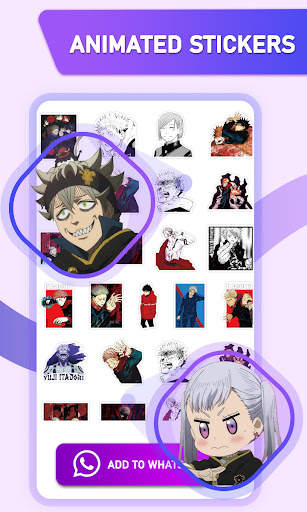Anime Stickers for WhatsApp-Animated Anime Sticker screenshot 5