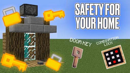 Lock Doors Mod Minecraft MCPE screenshot 4
