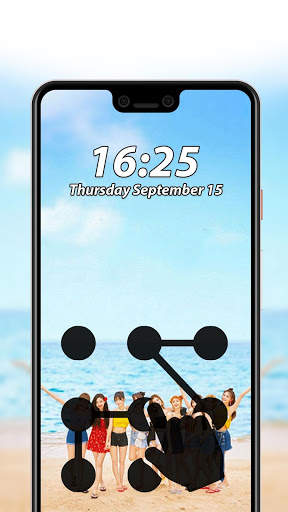 Twice Pattern Lock Screen 🔒 3 تصوير الشاشة