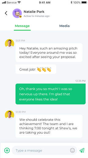 Sprynkl: Co-worker Social Network, Team Engagement screenshot 1