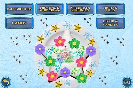 Winter Cake Maker Dessert - Frozen Candy Food Game screenshot 4
