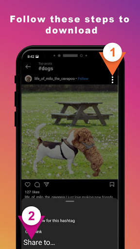 Video and image downloader for Instagram screenshot 2