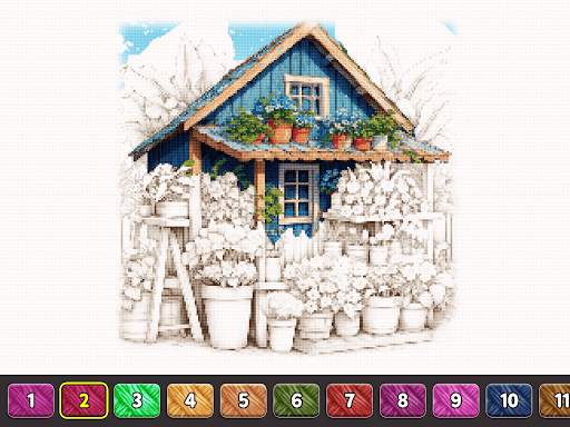 Cross Stitch: Color by Number screenshot 11