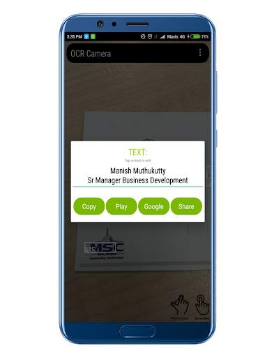 OCR Camera - Read text from photo screenshot 2
