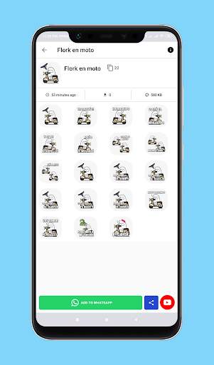 Stickers de Flork for whatsapp screenshot 4