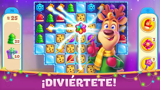 Christmas Sweeper 4 - Match-3 screenshot 1