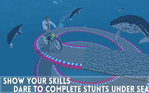 Underwater Bicycle Racing Tracks : BMX Games USA screenshot 4
