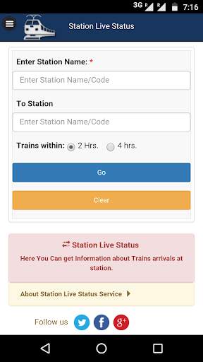 Indian Rail Train Info - Live Train Status, PNR screenshot 3