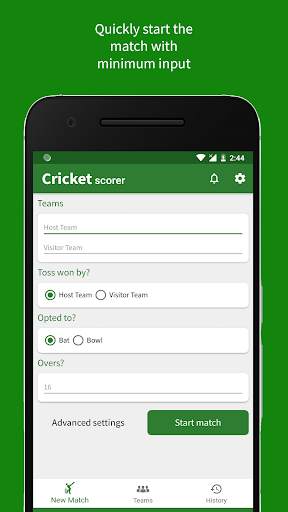 Cricket Scorer screenshot 1