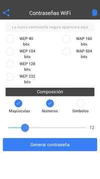 Generador contraseñas WiFi screenshot 2