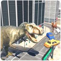 Dinosaur Simulator - City destroy logo