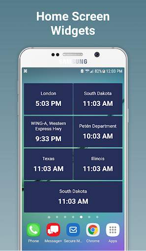 World Clock Widget screenshot 3