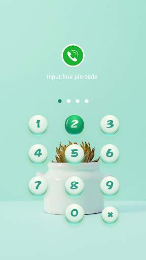 Applock - MintGreen 🔢 screenshot 1
