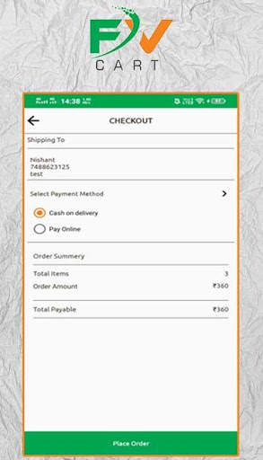FV Cart screenshot 2