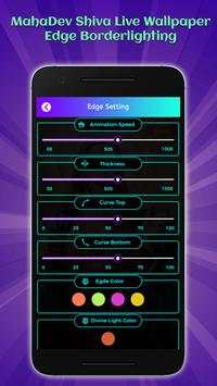 MahaDev Shiva Live Wallpaper-Edge Borderlighting screenshot 7