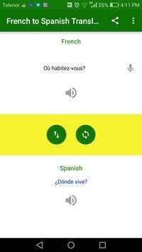 French Spanish Translator скриншот 5