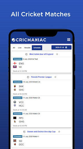 CricManiac - Live Cricket Scores screenshot 3