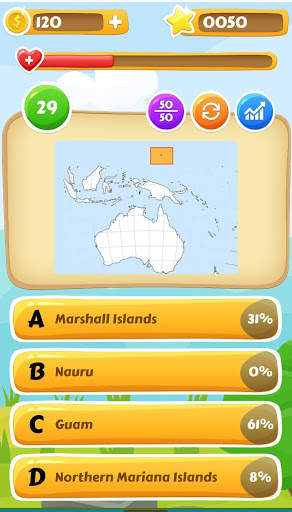 World Map Trivia : World Map Quiz Game screenshot 6