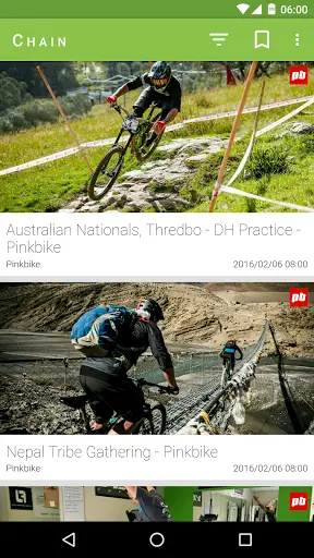 Chain: mountain bike news screenshot 1