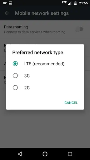 2G-3G-4G Shortcut screenshot 2
