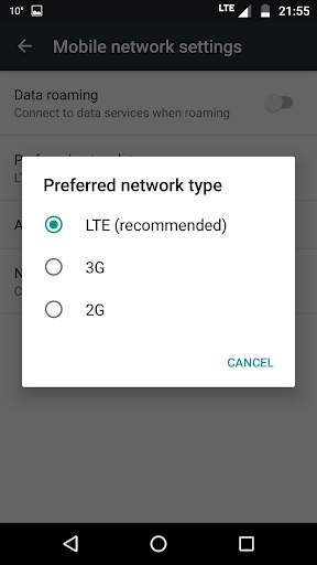 2G-3G-4G Shortcut screenshot 2