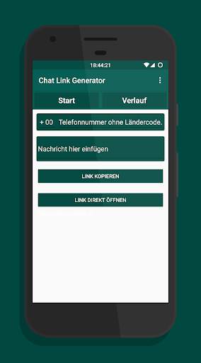 Chat Link Generator screenshot 1