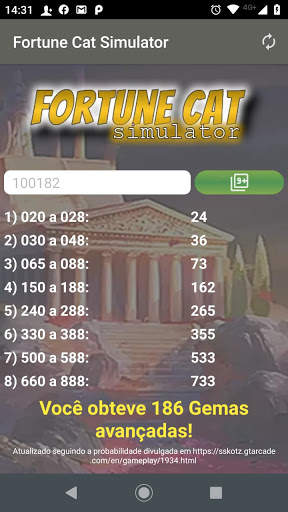 Fortune Cat Simulator (Simulador Gato da Fortuna) screenshot 1