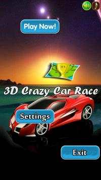 3D Crazy Car Race स्क्रीनशॉट 1
