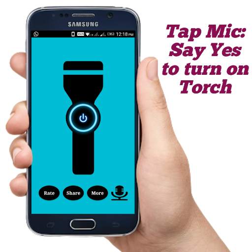 Voice Controlled LED Flashlight Torch App screenshot 1