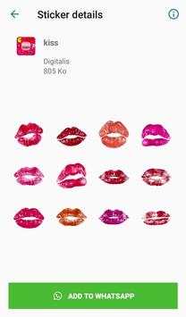 kiss stickers screenshot 4