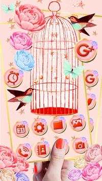 Pink Bird Themes 3D Wallpapers screenshot 3