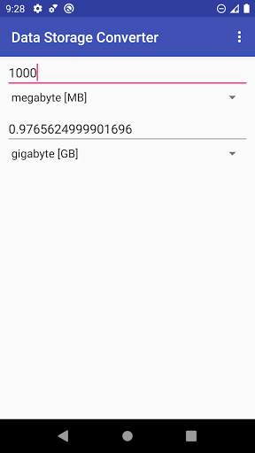 MB to GB : Data Storage Converter screenshot 1