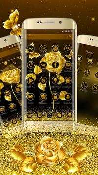 Golden Rose Launcher Theme screenshot 2