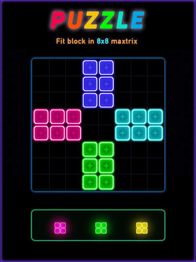 Block Puzzle Glow Style screenshot 6