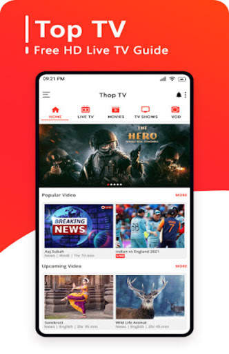 Top TV Clue - Free Live Cricket TV screenshot 1