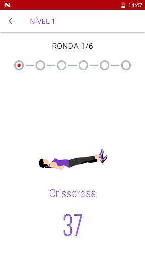 Treino Abdominal - ABS in 30 days screenshot 4