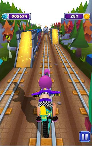 Subway Motorbike Runner screenshot 1
